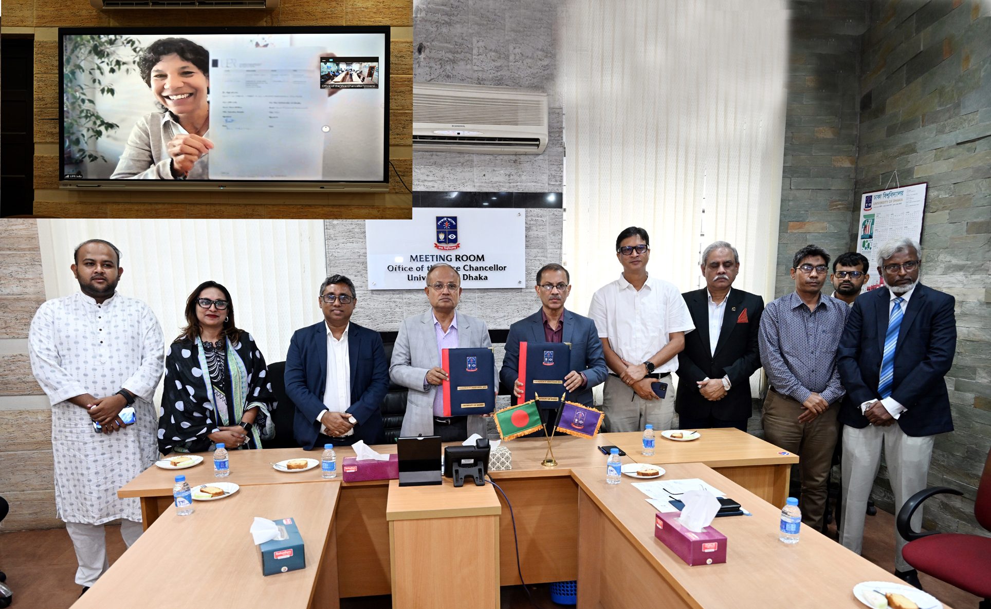 Partnership Agreement between DU and UPR info signed for  promoting collaboration in skills development of students