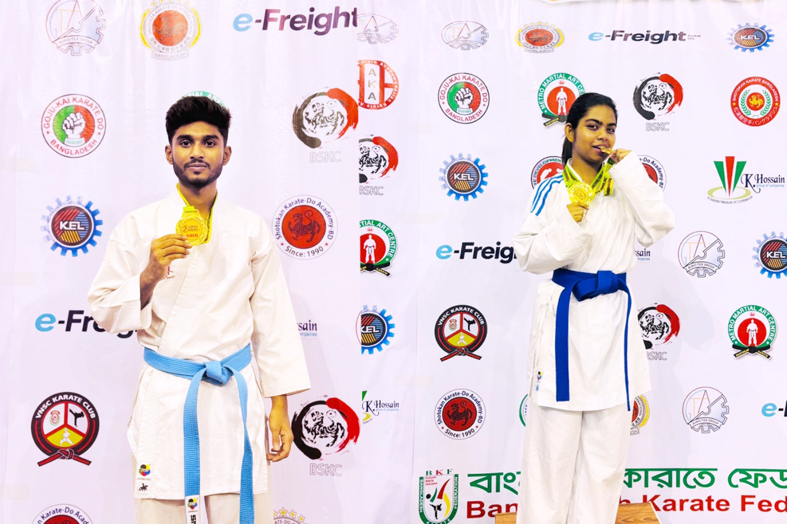 ২য় জুনিয়র জাতীয় কারাতে প্রতিযোগিতায় ঢাবি কারাতে দলের ৩টি স্বর্ণপদক লাভ